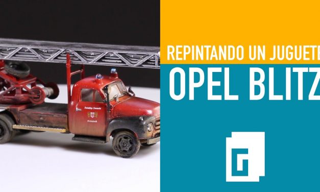 Opel Blitz. Repintando un juguete
