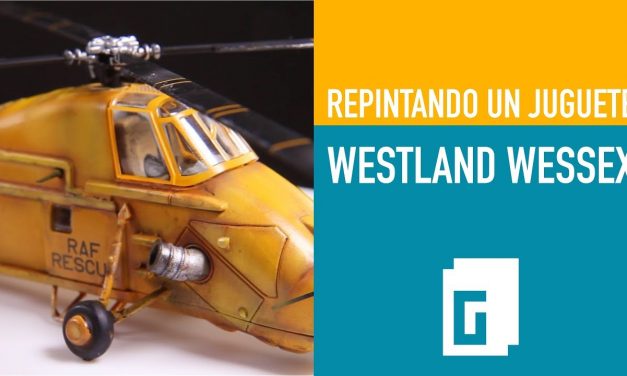 Westland Wessex. Repintando un juguete
