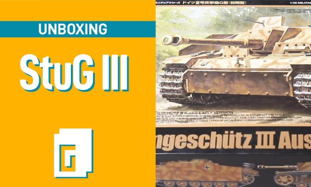 Unboxing. Sturmgeschütz III (StuG III) de Tamiya